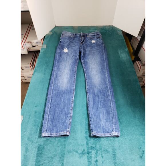 Aeropostale Jeans Size 28x30 Mens Blue Pants Denim Stretch Benton Bootcut - Picture 1 of 13